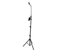 GOOHOCHY 1 set per Microfono Regolabile da con Base Tripod Asta per Compatibile con Microfoni Wireless e Dinamici Stabilità Ottimale e Design Resistente per Casa e Concerti