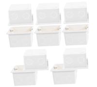 GOOHOCHY 10 Pezzi Scatole Elettriche da Muro Scatole Giunzione PVC per Installazione Nascosta Utilizzabili Commerciali e Domestici per Alta e Bassa Tensione Colore Casuale