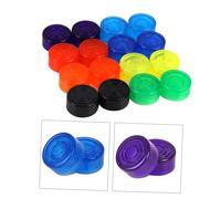 GOOHOCHY 10pezzi Copri-pedali Antiscivolo in Plastica Colorata Per Effetto Chitarra Protezione Completa Per Piede Del Prolungamento Della Durata