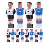 GOOHOCHY 12 Pezzi Calciatori Simulazione per Calciobalilla Figure Calciatore Resistenti e Facili da Installare Accessori Giochi Calcio con Colori Vivaci per Tavolo Standard