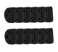 GOOHOCHY 12 Pezzi Perle Fissaggio Corde Ponte Strumento a Corda Resistente Montaggio Rapido Accessorio Versatile per Performance e Didattica