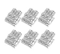 GOOHOCHY 120 Pezzi Accessori per Chioma Trecce in Metallo Argento per Donne, Gioielli Chioma Dreadlock Alta Elasticità e Design Confortevole per Attività Outdoor e Styling Quotidiano