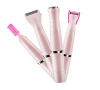 GOOHOCHY 1pezzi Rasoio Per Depilatore Per Ascelle e Trimmer Ricaricabile Usb Design Rosa
