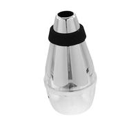 GOOHOCHY 1pezzi Sordina Per Tromba Abs Mute Leggero Per Praticare Senza Disturbare Accessorio Musicale Per Musicisti e Professionisti Design Creativo Argento