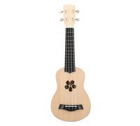 GOOHOCHY 1set Ukulele Da Assemblare Per Strumento Musicale Di Tiglio Con Kit Di Pittura Per Creatività e Divertimento Fior Di Ciliegio