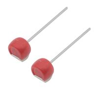 GOOHOCHY 2 Pezzi Battenti per Grancassa in Feltro Accessori Strumenti Percussione