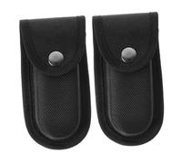 GOOHOCHY 2 pezzi Custodia in Nylon per Coltelli da Tasca Portautensili Resistente ad Acqua e Macchie con Anello per Cintura Organizer Protettivo per Strumenti Pieghevoli Piccoli
