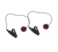 GOOHOCHY 2 pezzi Pickup Piezo Adesivo per Violino Chitarra Ukulele Mandolino Banjo Microfono Contatto Sensibilità Riproduzione Chiara e Bassi Ottimizzati Installazione Senza Foratura