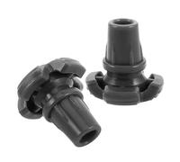 GOOHOCHY 2 Pezzi Puntali in Gomma Antiscivolo per Bastoni da Passeggio e Stampelle Compatibili con Diametro Interno per Neve Ghiaccio e Campeggio Accessori Sicurezza Outdoor