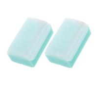 GOOHOCHY 2 pezzi Spazzole Sensory per Bagnetto Morbide e Riutilizzabili Spugne Bagno Delicate per Pulizia e Corpo Bebè Materiale Durevole e Tocco Confortevole Colore Verde