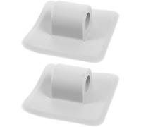GOOHOCHY 2 Pezzi Supporto Motore in PVC, Fissaggio Stabile | Resistente alla Corrosione Marina, per Scafi Gonfiabili e Navigazione, Adatto a Principianti e Uscite Fluviali