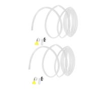 GOOHOCHY 2 Set Tubo Scarico Condensa Condizionatore Kit Completo con Adattatore e Morsetto Tubicino Drenaggio Acqua Resistente e Facile da Montare per Condizionatori Portatili e Finestra