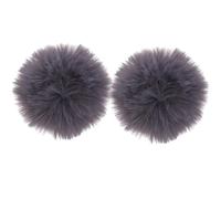 GOOHOCHY 2pezzi Copertura Antivento per Microfono Lavalier di Ricambio Materiale Morbido Blocca Saliva Vento e Respiro per Registrazione Chiara