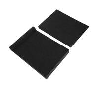 GOOHOCHY 2pezzi Cuscinetti Antiscivolo in Spugna Shockproof Per Altoparlanti e Monitor Isolamento Acustico Per Studio e Palco Riduzione Risonanza e Vibrazioni