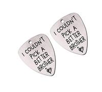 GOOHOCHY 2pezzi Plettro Per Chitarra in Acciaio Al Titanio Plettro Schegge Per Chitarra Accessori Per Strumenti Musicali Sottile Per Professionale