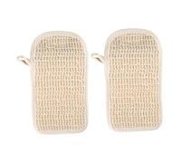 GOOHOCHY 2pezzi Sacchetto Per Sapone in Rete Sacchetto Esfoliante Per Sapone Portatile Per Bagno Fatto Mano e