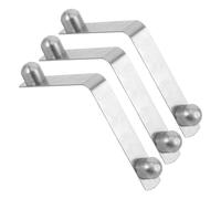 GOOHOCHY 3 Pezzi Clip Molla in Acciaio Resistente per Bastone da Passeggio Morsetto Regolabile V per Stampelle e Ausili Funzione Altezza Adattabile e Installazione Facile per Supporto