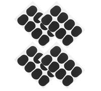 GOOHOCHY 32 Pezzi cuscinetto per morso per sassofono adesivo per bocchino tampone autoadesivo per boccaglio cuscino per bocchino per sassofono Black