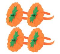 GOOHOCHY 4 Pezzi Cerchietti Zucca Halloween in Non Fasce Resistenti e Leggere per Feste e Cosplay Accessori Decorativi per Adulti