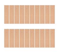 GOOHOCHY 40 Pezzi Sacchetti per Penna Singoli in Carta Kraft Beige con Finestra, Riutilizzabili e Salvaspazio, per Ufficio e Scuola