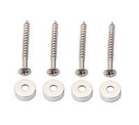 GOOHOCHY 4pezzi Viti e Bulloni Per Boccole Del Giunto Del Manico Per Chitarra e Basso Viti e Bulloni in Parti Per Chitarra