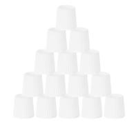 GOOHOCHY 50 pezzi Cappucci in Plastica Resistenti con Chiusura a Vite per Tubetti Morbidi Copri Bottiglie da Viaggio Multifunzionali per Pasta per Denti e Pomate Design Elegante e Facile