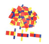 GOOHOCHY 54 Fogli Schede per Dimostrazione Della Superficie e Dei Del Prisma Rettangolare Design Accattivante e Portatile per Esperimenti Scolastici