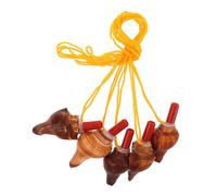 GOOHOCHY 5pezzi Fischietto Giocattolo Forma Di Conchiglia Per Ragazza Fischietto Naturale in Conchiglia Per Avventure All Aria Aperta Campeggio e Di Segnali Di Emergenza