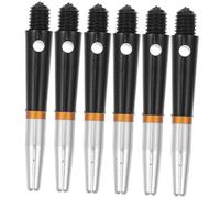 GOOHOCHY 6 Pezzi Aste per Freccette in Alluminio Ricambi Professionali Leggeri e Resistenti per Giochi e Allenamento Parti di Precisione per Giocatori Amatori e Esperti