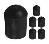 GOOHOCHY 6 Pezzi Protezioni Antiscivolo per Puntali Violoncello in Gomma Nera, Tappi per Perni Terminali, Accessori per Strumenti Musicali, Protezione Pavimenti e Stabilità su Superfici