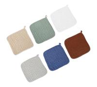 GOOHOCHY 6pezzi Panni Assorbenti Per Ruttino in Cotone Panni Antiruttino Per Ragazza in Mussola Per Ragazza Salviette Per Ruttino Accessori