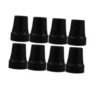 GOOHOCHY 8 pezzi Gommini per Bastone Anziani in Gomma Spessa Antiscivolo Puntali Ricambio per Stampelle e Bastoni Passeggio Supporto Stabile e Durevole per Deambulatori e Bastoni Trekking