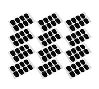 GOOHOCHY 96 Pezzi Cuscinetti Protettivi per Bocchino Sassofono e Clarinetto Patch Sottile e Autoadesiva in Gomma Nera Protezione e Comfort per Strumenti Fiato