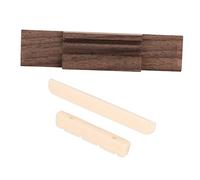 GOOHOCHY Accessori Ukulele in Legno Massello Con Ponte e Capotasto Rosewood Kit Ricambio Multifunzione Per Stabilizzare Corde Adatto Per Riparazioni e Sostituzioni Puntuali