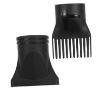 GOOHOCHY Accessorio Diffusore per Asciugacapelli 2 Pezzi Concentratore Stretto e Pettine, Resistente Alte Temperature, per Styling Chioma Professionale e Uso Domestico