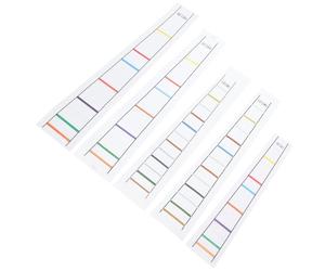 GOOHOCHY Adesivi per Tastiera Violoncello 5 Pezzi Piccoli, Etichette Guida Dita per Principianti, Decalcomanie Intonazione Sicure e Rimovibili per Esercizi e Adulti