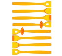 GOOHOCHY Allenatore del Controllo della Lingua per Bambini 8 Pezzi, Dispositivo Compatto in Pp per Esercizi Orali Quotidiani, Accessorio Sicuro per Logopedia a Scuola