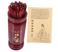 GOOHOCHY Bastoncini Divinazione Cinesi in Legno con Contenitore e Gioco per Fortuna e Cartomanzia Design e Portatile per Domestico e Speciali