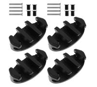 GOOHOCHY Bitte per Pontile da Barca in Nylon 4 Pezzi con Morsetto Antiscivolo per Ormeggio Kayak e Accessori Nautici Bitta per Cima Resistente e Compatta per per Stabilità Imbarcazioni