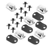 GOOHOCHY Blocchetti per Rullante in Metallo Connettori per Blocchetti per Batteria Accessori per Percussioni Set da 5 Pezzi per Strumenti