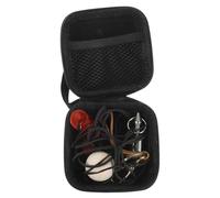 GOOHOCHY Bocce Ball Regolamentare in Legno con Pallino e Fune Misuratrice Attrezzo Magnetico per Raccogliere per Giardino Spiaggia e attività Outdoor