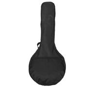 GOOHOCHY Borsa per Mandolino Oxford Nero Leggera e Multiuso Imbottitura Protettiva Zaino Semplice e Unisex per Trasporto Comodo dello Strumento