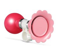 GOOHOCHY Campanello per Bicicletta per in Ferro Clacson ad Aria Compressa Regolabile per Manubrio Accessorio per Bici e Scooter Suono Nitido e Design Carino Rosa Princess