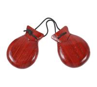GOOHOCHY Castanets Legno Per Ragazzo Ragazza Strumento Musicale Piccolo Per Sviluppo Della Coordinazione e Intelligenza Castanette Per Educazione Musicale Con Suono e Texture Confortevole