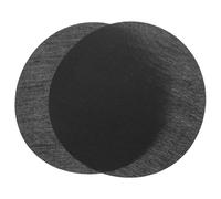 GOOHOCHY Ceiling light diffuser tondo 2 pezzi nero in tessuto pieghevole, protezione antiabbagliamento per faretti, adatto a ambiente lavorativo e ufficio