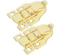 GOOHOCHY Chiusura a Molla in Metallo 2 Pezzi per Cassetta degli Attrezzi Fissaggio Rapido, Adatta per Casa, Ufficio e Viaggi