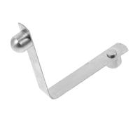 GOOHOCHY Clip a Scatto a Forma di V in Acciaio Inossidabile per Stampelle, Fibbia Molla per Supporto Camminata e Accessorio Fai da Te Argento