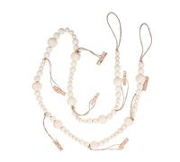GOOHOCHY Clip Fotografiche Decorative Legno con Perline Colorate per Decorazioni Festive e Raccolte di Immagini per Natale e Feste di Compleanno
