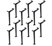 GOOHOCHY Clip per Rami da Giardino 20 Pezzi in PE, Nero, Regolabili | Scanalature Curve, per Piante Indoor e Vasi da Patio, Aiuta a Riorientare, Riduce gli Intrecci