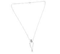 GOOHOCHY Collana Bottiglia Vetro Piccola con Tappo Sicuro Mini Barattolo Decorativo in Vetro Resistente per DIY Profumi Caramelle e Messaggi Ciondolo Catena Elegante per Uso Quotidiano e